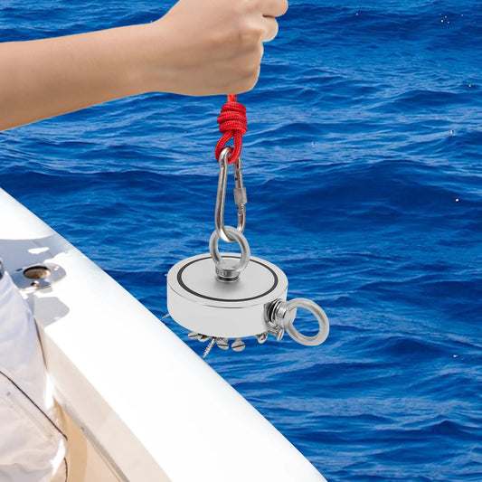 Fishing Magnet Kit, 2000lbs Heavy Duty Magnet Fishing Kit With 30m Rope&Gloves, Powerful Fishing Magnet Kit