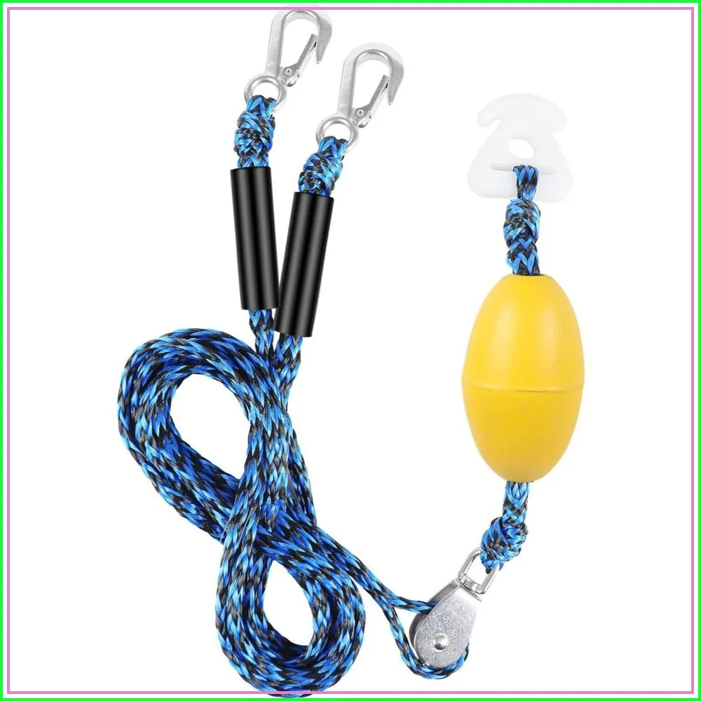 Heavy Duty Boat Tow Harness for Tubing, Water Sports Tow Rope, Self Centering for Boat, Jet Ski, Pontoon, Wakeboarding