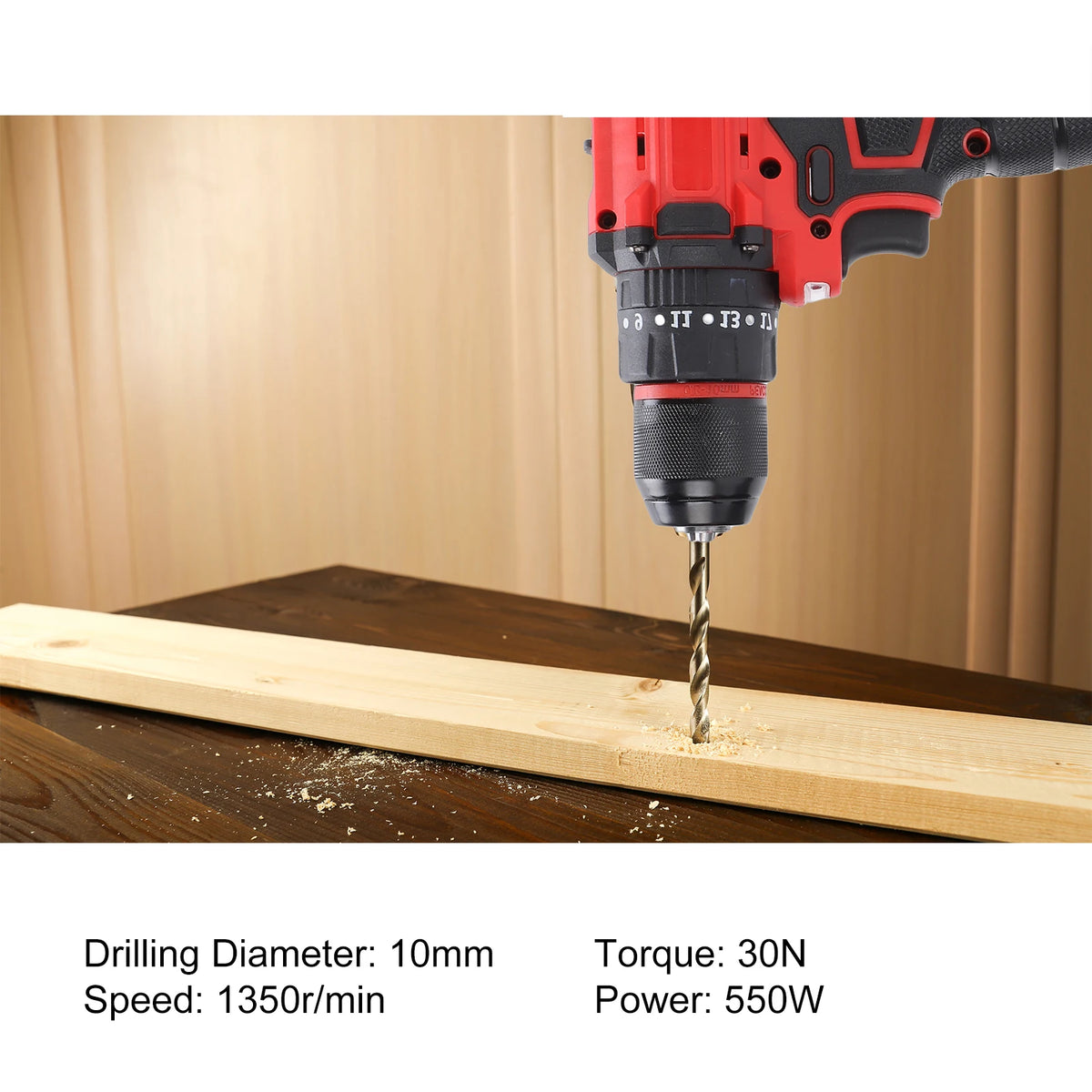 Meterk Brushless Cordless Drill Driver Kit With Three Batteries