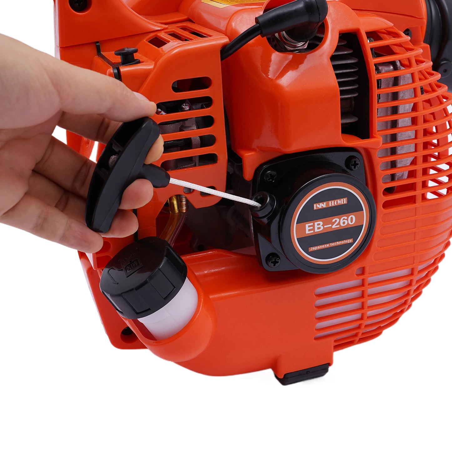 25.4CC 2-Stroke Gas Handheld Lawn Grass Leaf Blower, Grass Blower 7500rpm Duty Grass for Road Maintenance Sanitation Cleaning