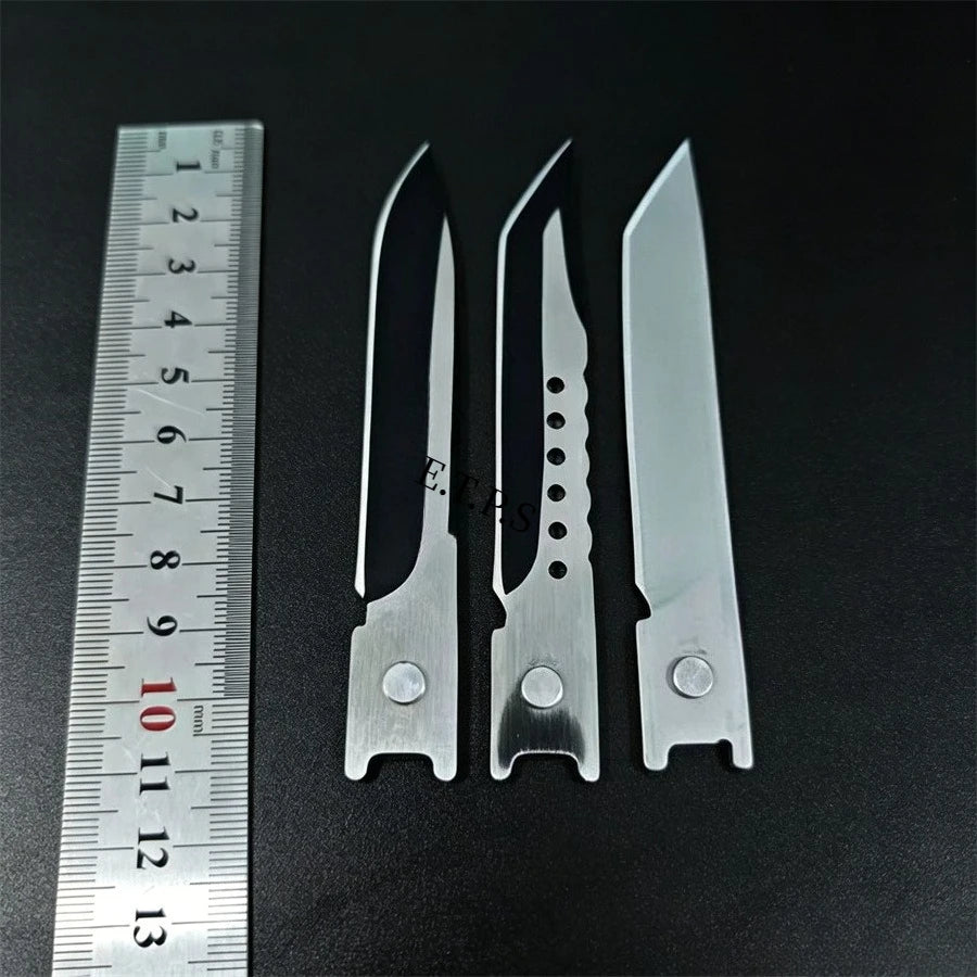 Green Mic Hunter Pocket Folding EDC Knife 440C Steel Blade Zinc Alloy Handles Outdoor Camping Survival Multi-purpose Tools