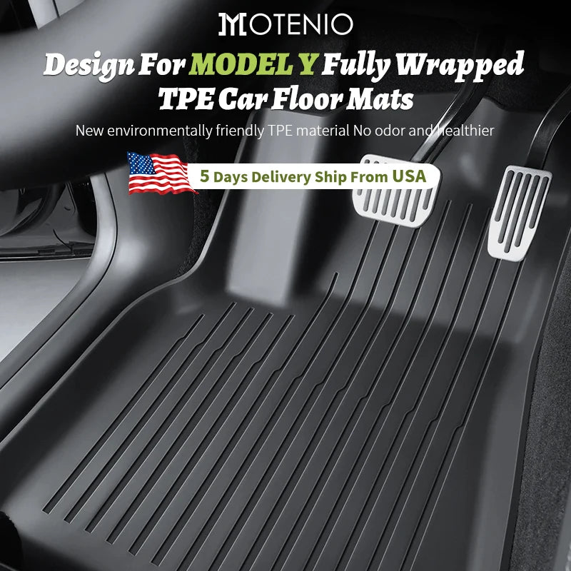 Model Y Floor Mat Set Trunk Liner Waterproof TPE Mats
