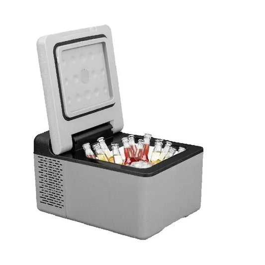 SucceBuy 9L 15L Car Refrigerator Portable Compressor Fridge Freezer Cooler DC 110-240V AC for RV Travelling Camping Fishing