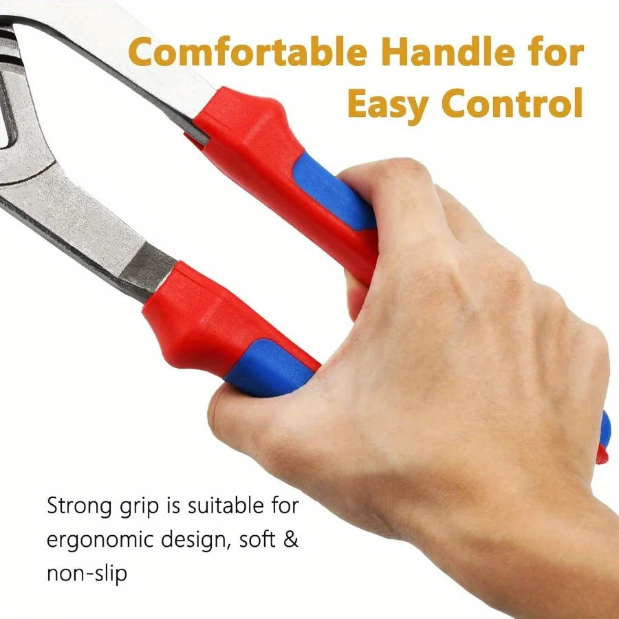 Adjustable Groove Joint Pliers Set for Plumbing and Home Repairs