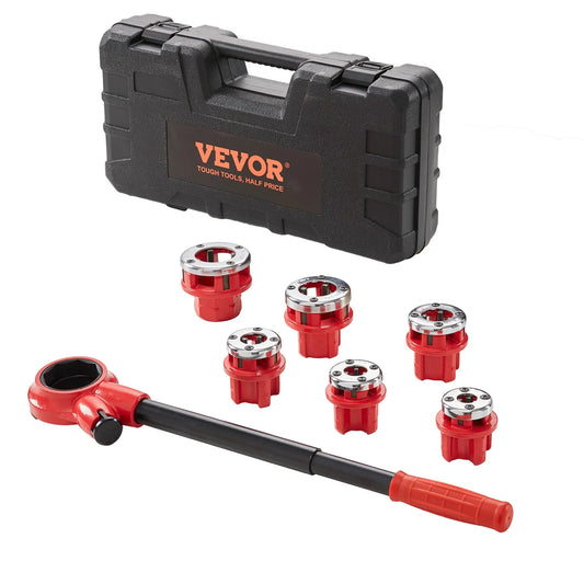SucceBuy Manual Pipe Threader Ratchet Tool With Six Dies
