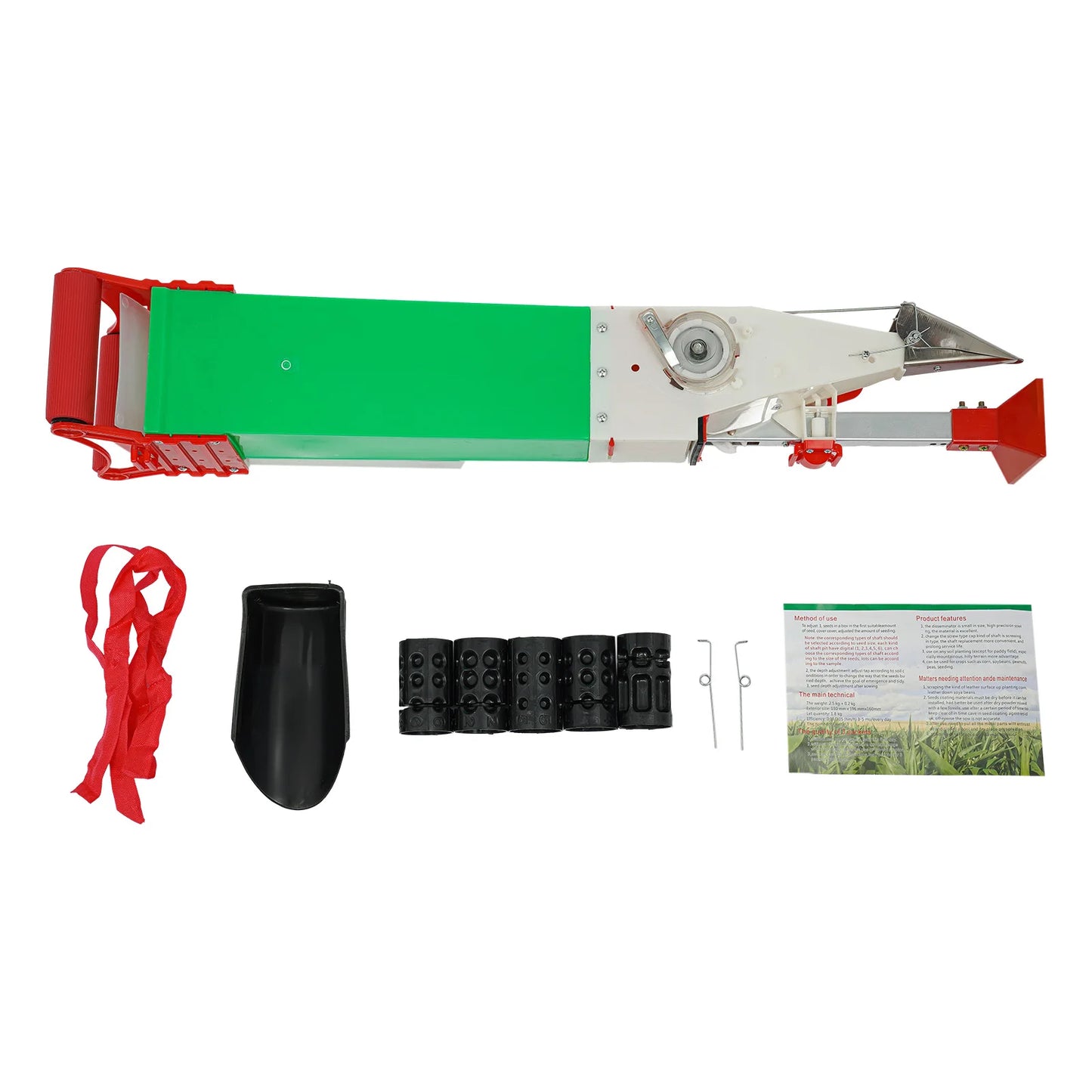 Standing Fertilizer Seeder Handheld Corn Peanut Spreader Adjustable Manual Vegetable Planter Tool for Farm Garden