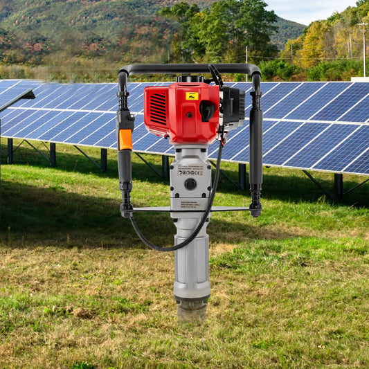 Petrol Powered Post Driver Machine for Garden Fencing and Piling