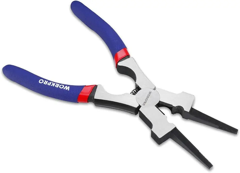 8-Inch Welding Pliers, Multi-Functional CR-V Steel Tool for Welding, Electrical, and Home Use