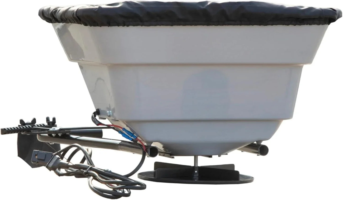 80 LB ATV/UTV Broadcast Spreader 12Volt Heavy Duty Motor  Salt, Seed, Fertilizer & More  Adjustable Drop Rate Included