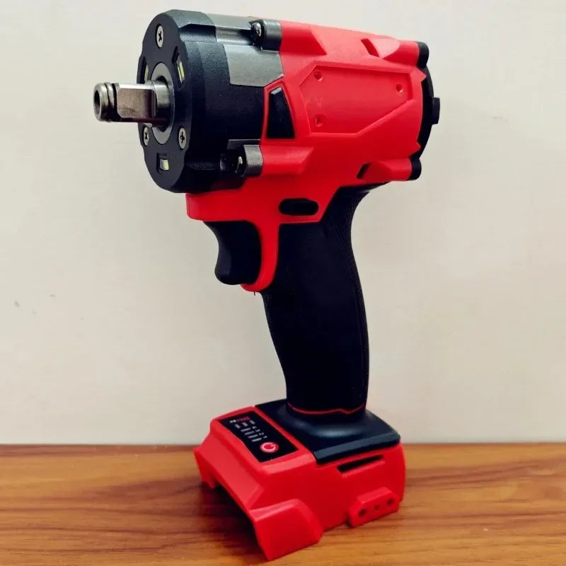 500N.m 1/2" Brushless Electric Driver Screwdriver 4 Gears Cordless Impact Wrench for Milwaukee 18V Battery Car Tires Power Tools