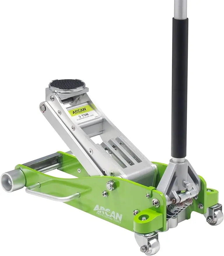Arcan 3-Ton Quick Rise Aluminum Floor Jack with Dual Pump Pistons & Reinforced Lifting Arm (A20018_A20019)