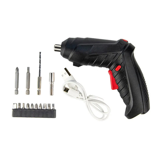 3.6V Electric Screw Driver Rechargeable Household Electric Drill LED Lighting Electric Power Screwdriver Set Portable Power Tool