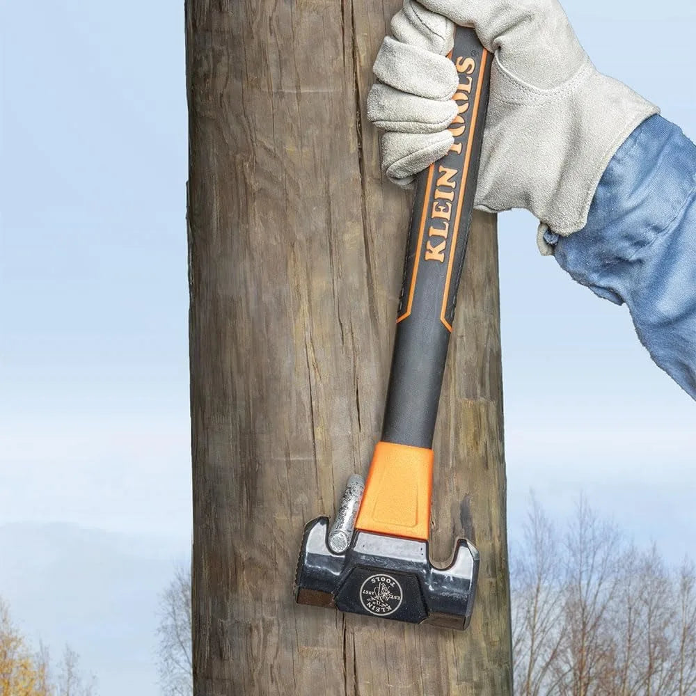 Milled-Face Hammer for Linemen, Durable Strike Tool