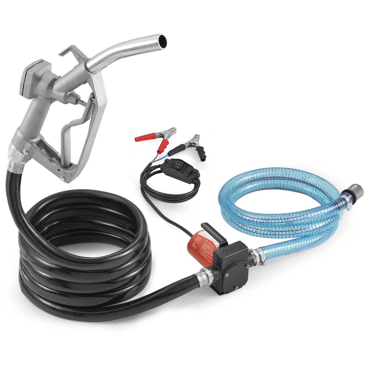 SucceBuy Fuel Transfer Pump 12V DC 5GPM / 8GPM / 12GPM Portable Type Electric Diesel Transfer Pump for Diesel Methanol Blends