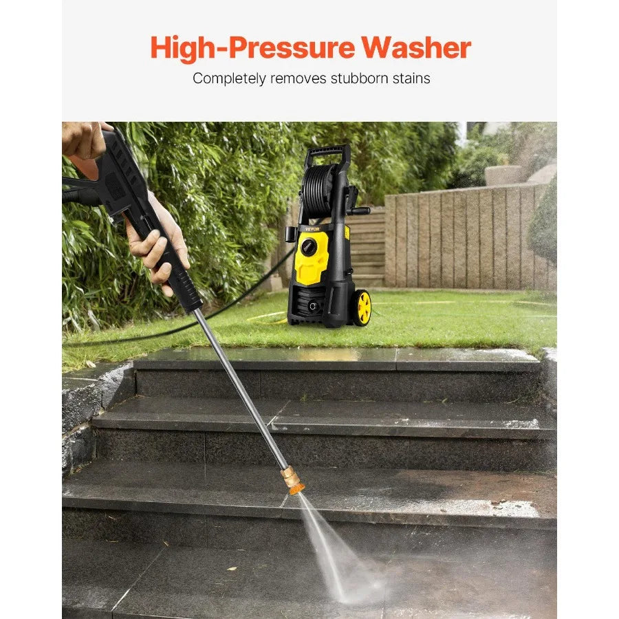 Portable Electric Pressure Washer For Efficient Outdoor Patio Cleaning