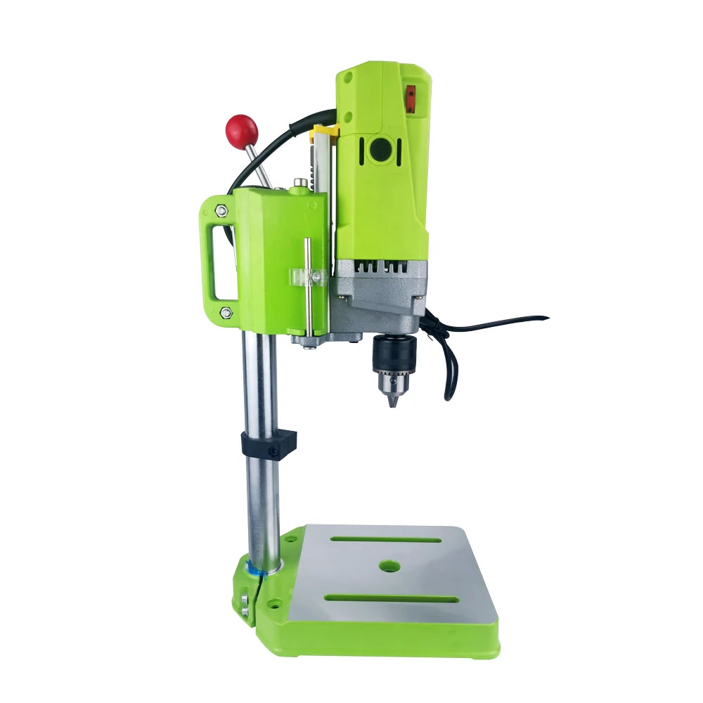 ALLSOME MINIQ Mini Drilling Machine Drill Press Bench Small electric Drill Machine Work Bench gear drive 220V 710W HT2600