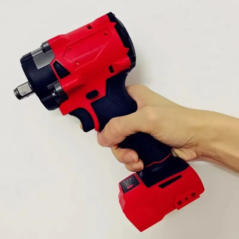 500N.m 1/2" Brushless Electric Driver Screwdriver 4 Gears Cordless Impact Wrench for Milwaukee 18V Battery Car Tires Power Tools