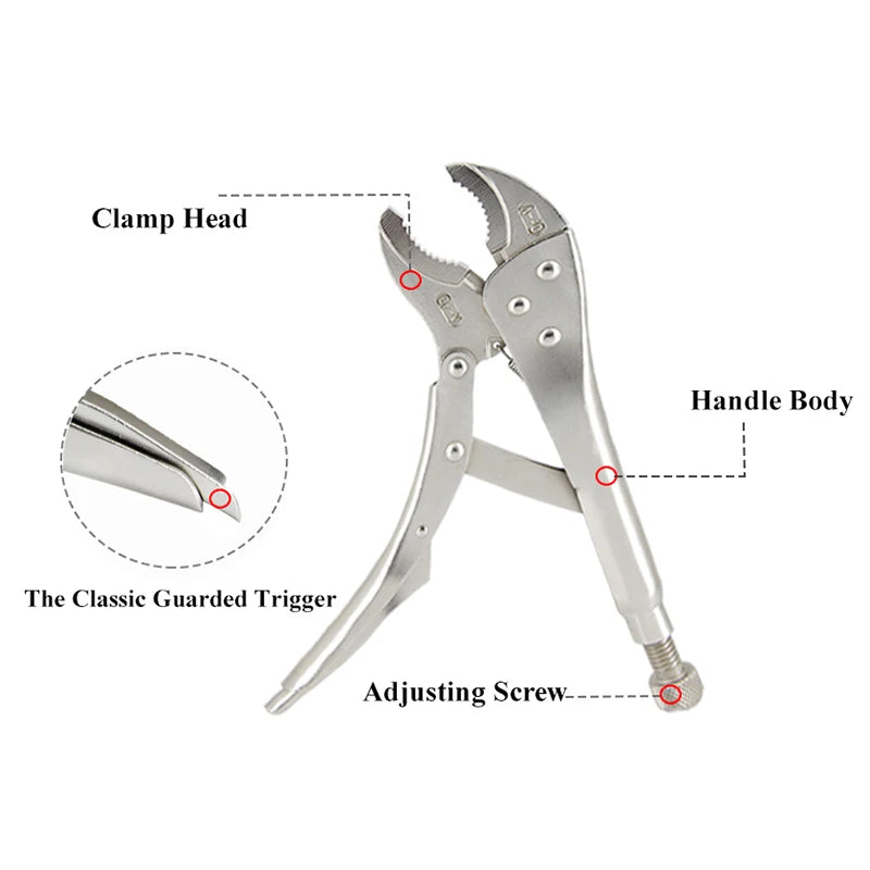 12 inch Locking Pliers Adjustable and Sturdy Pliers Multitool Toughbuilt Heavy Duty Tiger Pliers Locking Pliers Hand Tools