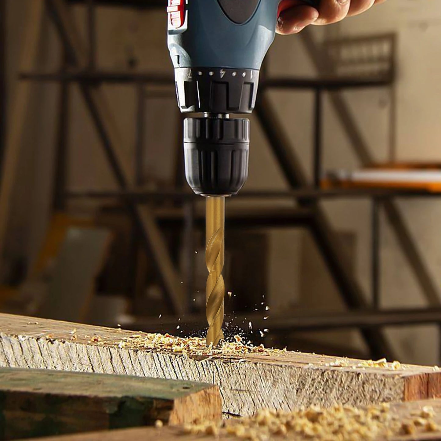 115 PCS Cobalt Drill Bits Set, M35 HSS Twist Drill Bits, 5% Cobalt Alloy Steel, for Hard Materials