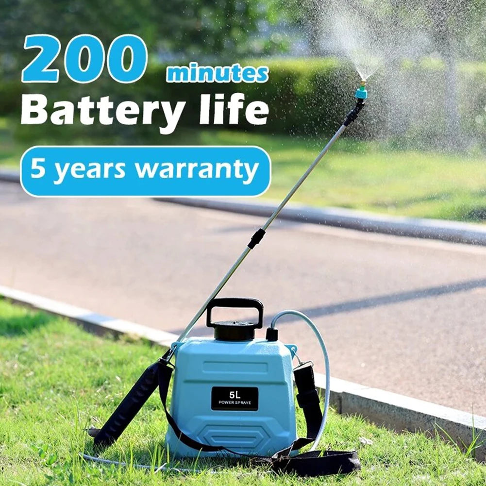 5L Shoulder Pesticide Sprayer Automatic Sprayer Bottle Multi-Function Garden Water Sprayer Lawn Sprinkler for Lawn Garden Weed