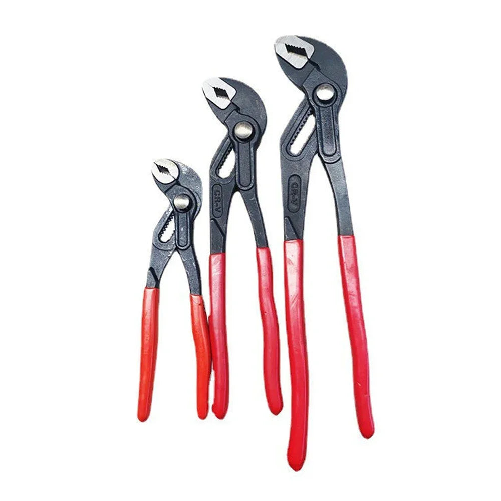 Universal Plumbing Pliers 7 10 12 Inch Quick Adjust Water Pump Pliers V Jaw Tongue and Groove Pliers by Pintudy