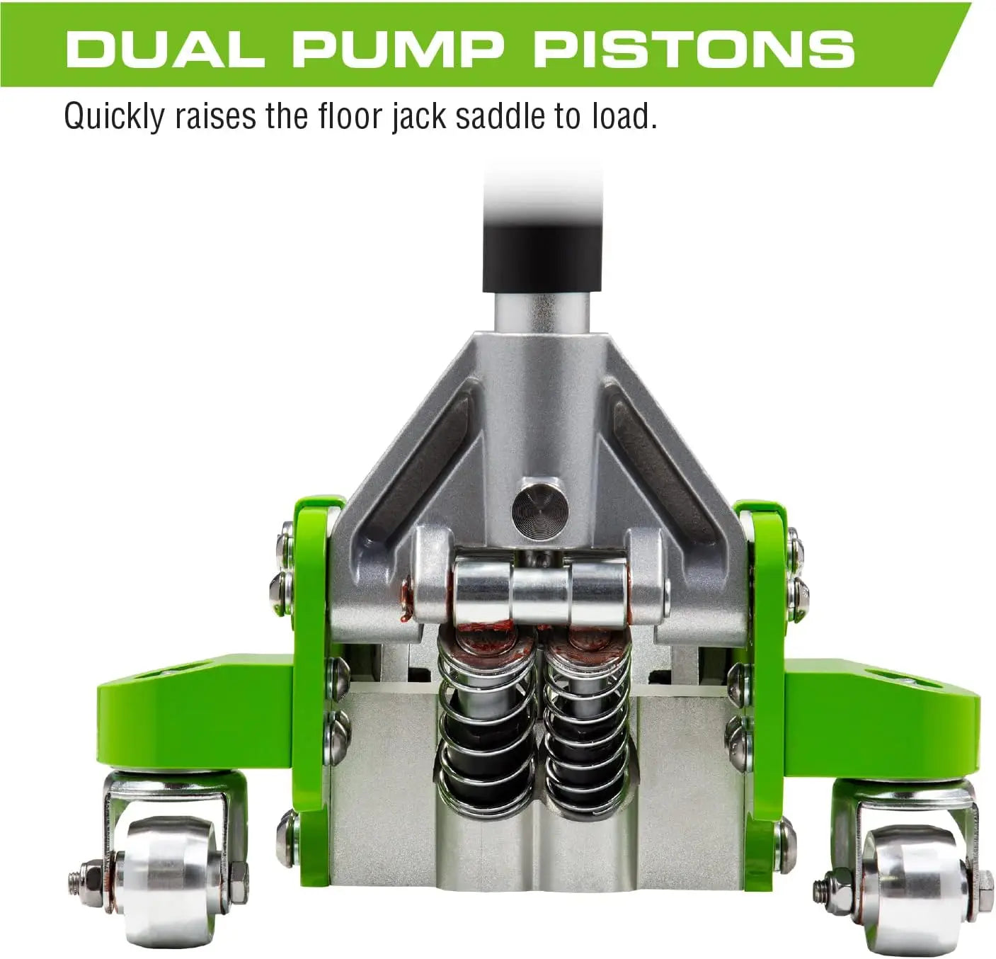 Arcan 3-Ton Quick Rise Aluminum Floor Jack with Dual Pump Pistons & Reinforced Lifting Arm (A20018_A20019)