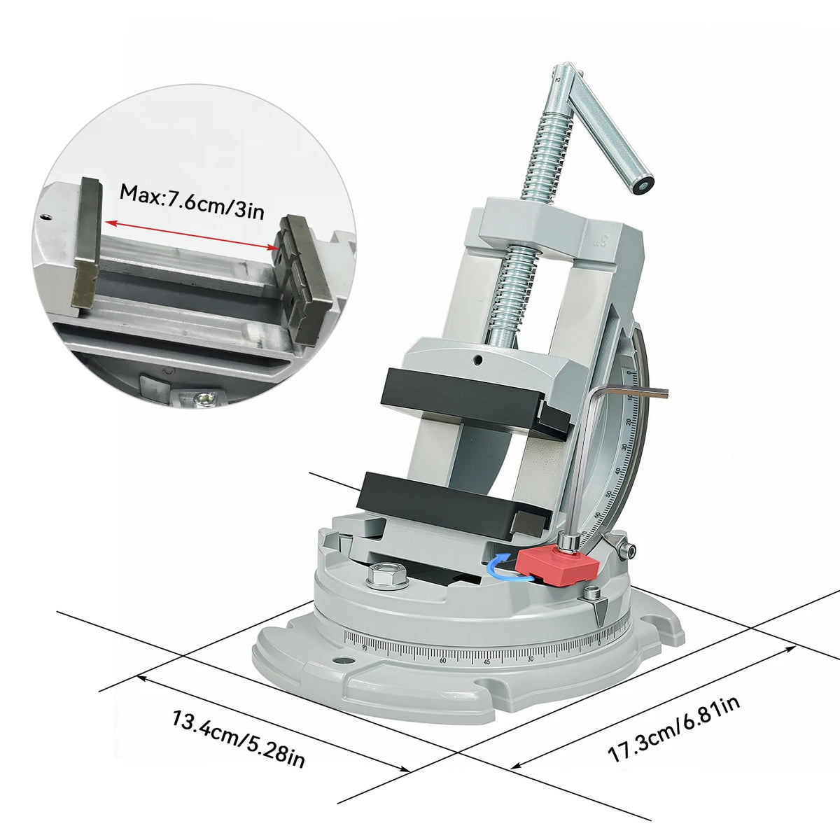 Allsome Multi Angle Bench Vise with Tilt and Swivel Base