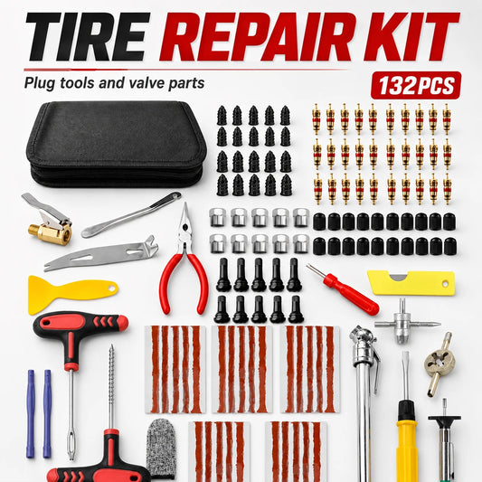 ZFOUEK Complete Tire Repair Kit For Cars And Motorcycles