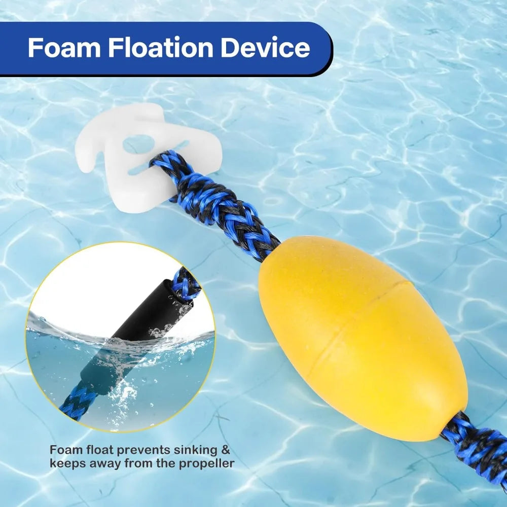 Heavy Duty Boat Tow Harness for Tubing, Water Sports Tow Rope, Self Centering for Boat, Jet Ski, Pontoon, Wakeboarding