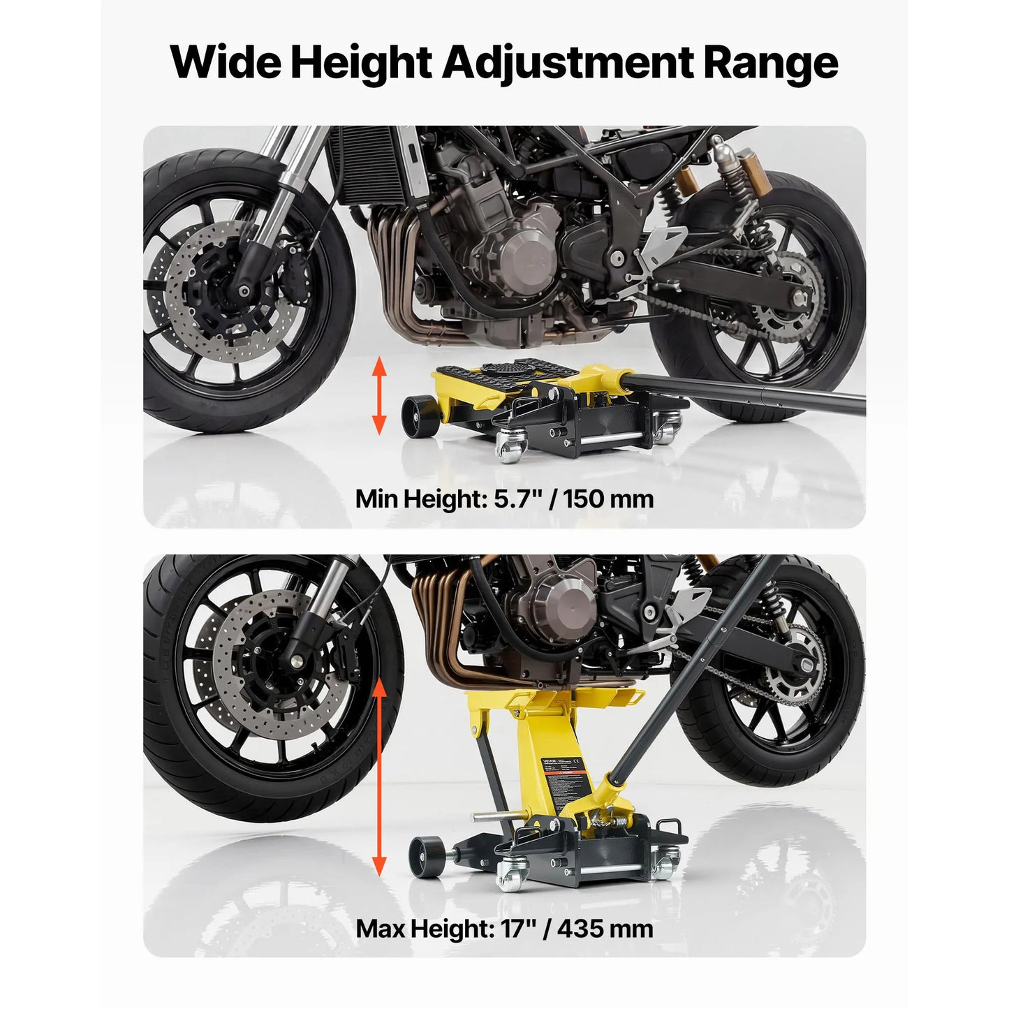 SucceBuy Low Profile Floor Jack Steel Racing Floor Jack with Single Piston Lift Pump Hydraulic Trolley Car Lift for Cars ATVs