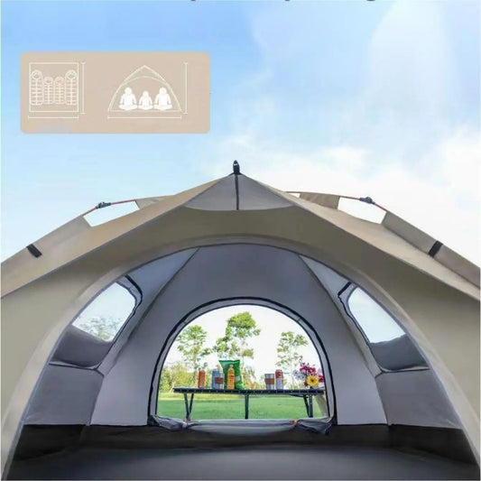 Pakicetus Automatic Camping Tent with Sunshade and Dual Doors