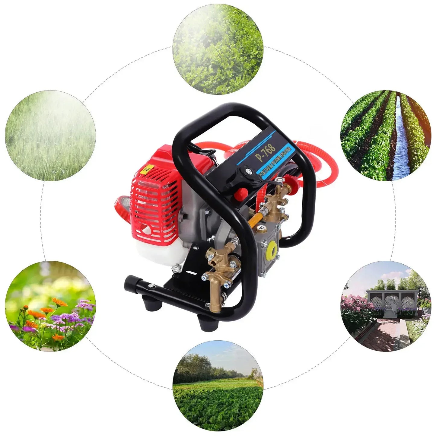 Bymaocar TF-P768 Portable Agricultural Sprayer 2-Stroke Engine