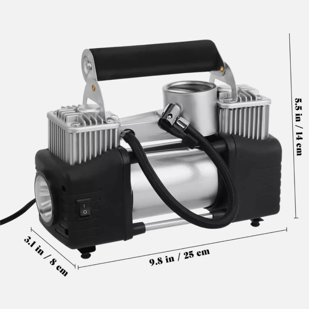 12V Heavy Duty 150PSI Portable Air Compressor Car Tire Inflator Electric Pump Auto For Car Motorcycle Bicycle Balls