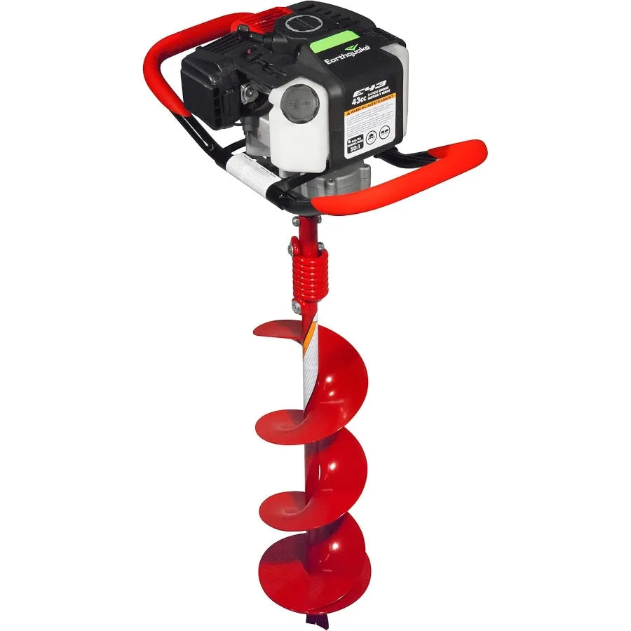 1-Person Earth Auger Powerhead 43cc 2-Cycle Viper Engine with 30:1 Transmission and 5-Year Limited Warranty in Red or Black Aug
