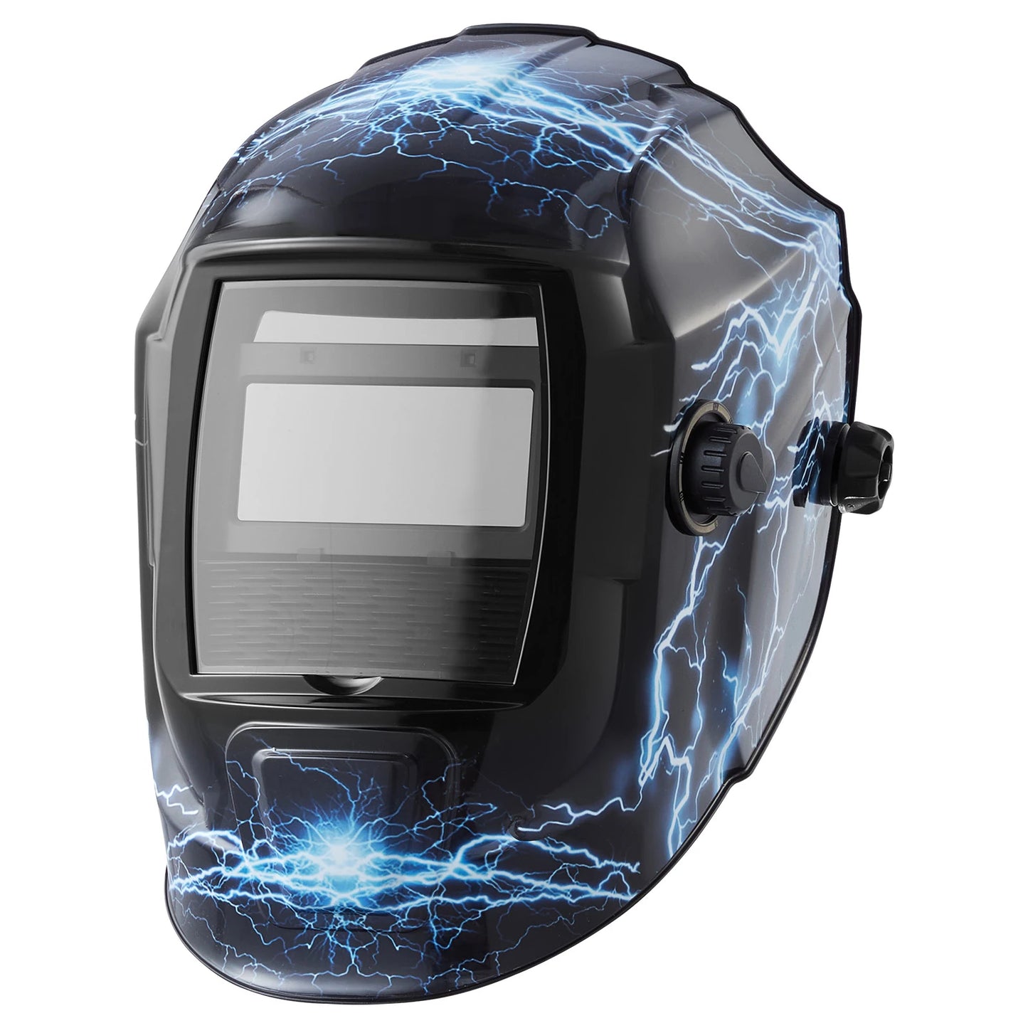 SucceBuy Welding Helmet Auto Darkening 3.66" x 1.69" True Color Welding Hood 2 Arc Sensors Shade 4/9-13 for TIG MIG ARC Grinding
