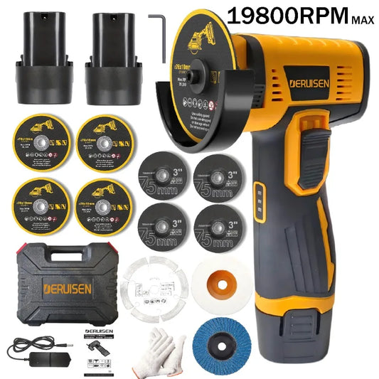 Cordless Mini Angle Grinder And Rotary Polishing Tool