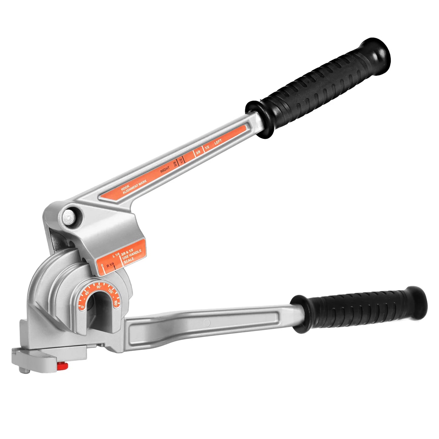 SucceBuy Pipe Tube Bender 1/4" 3/8" 1/2" OD 3 in 1 Manual Level Tube Bender 180° Copper Aluminum Pipes Bending Tool for Repair