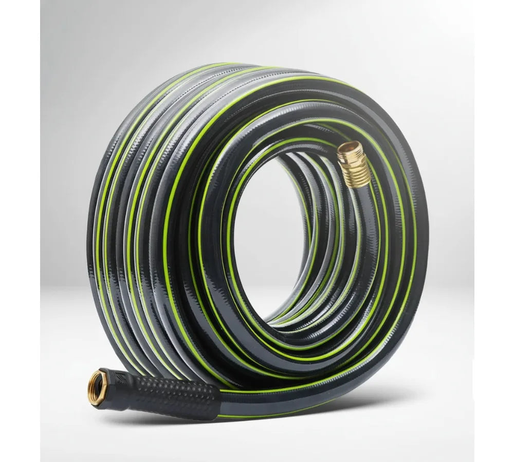 50ft Flexible Garden Hose No Kink Leakproof Lightweight PVC Water Pipe for Yard Household