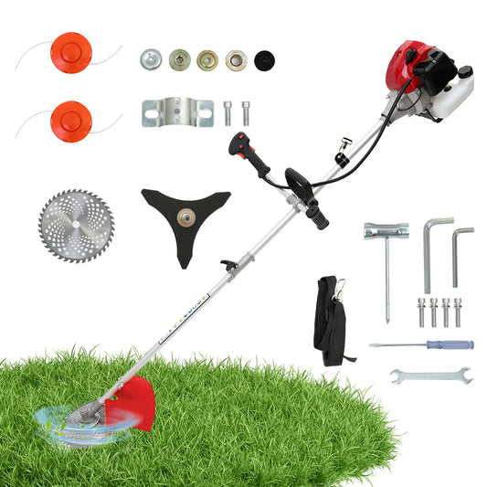 Multifunction Gas Powered Brush Cutter With Four Trimmer Heads