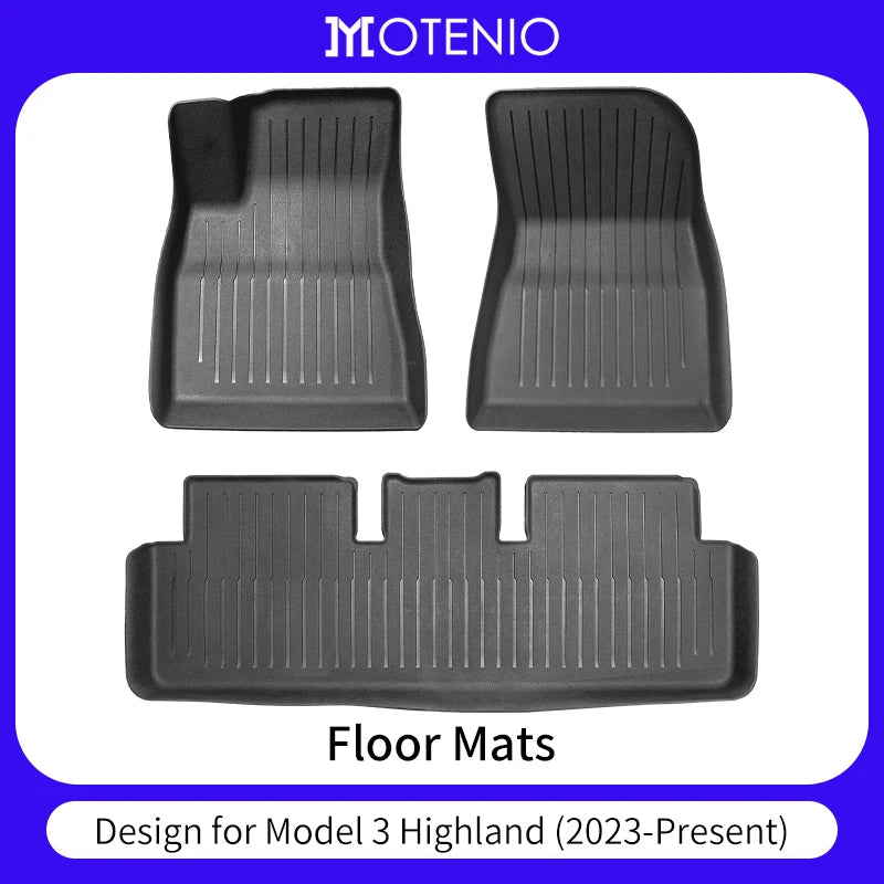 Model Y Floor Mat Set Trunk Liner Waterproof TPE Mats
