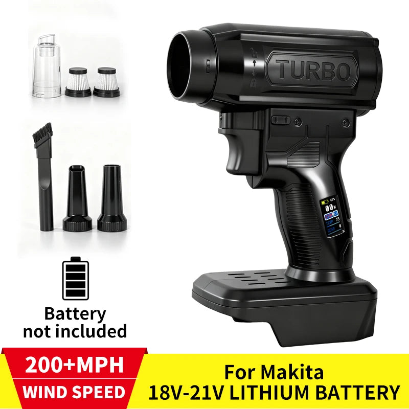 40MM  Brushless Powerful  Blower Wind Speed 500g Air Duster Turbo FanAirVacuum Cleaner for Car/Keyboard/PC/Home Multi-functiona