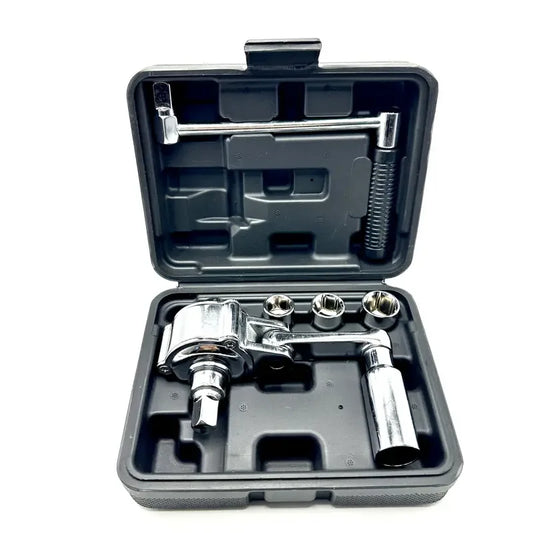 Torque Multiplier Wrench Set 1:58 Ratio Heavy Duty Torque Wrench with 4 Sockets (17/19/21/22mm) for Car Truck Tire Repair