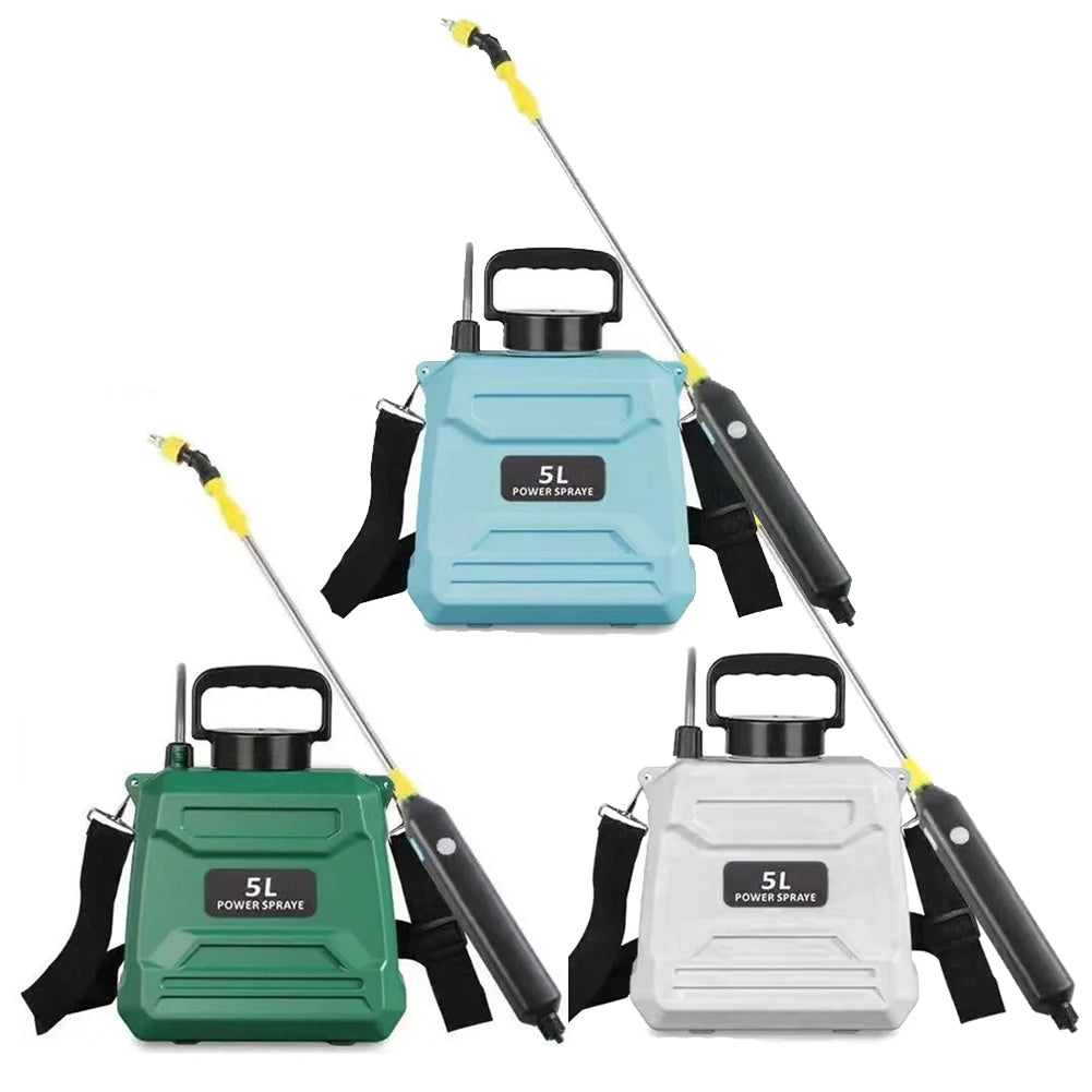 5L Shoulder Pesticide Sprayer Automatic Sprayer Bottle Multi-Function Garden Water Sprayer Lawn Sprinkler for Lawn Garden Weed