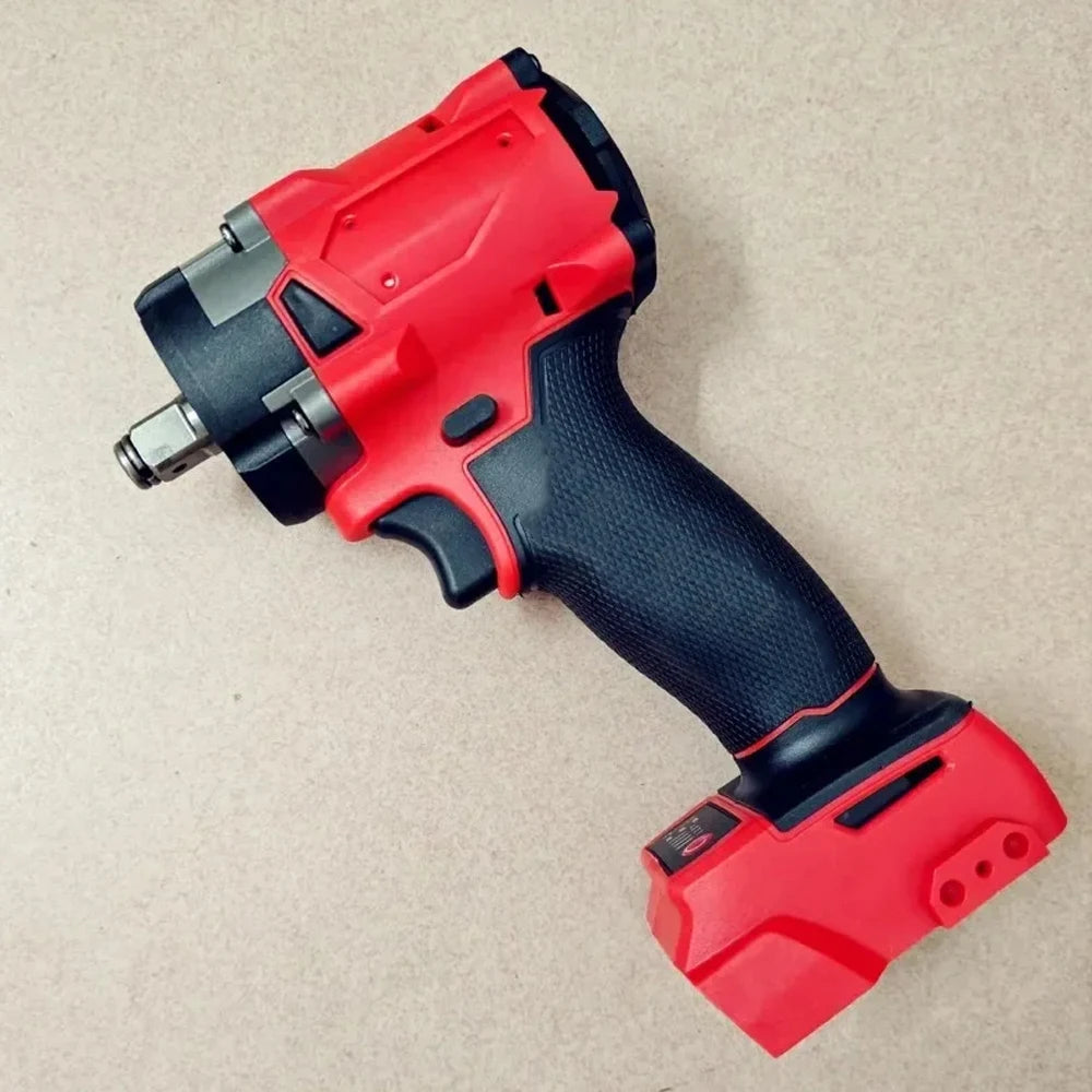 500N.m 1/2" Brushless Electric Driver Screwdriver 4 Gears Cordless Impact Wrench for Milwaukee 18V Battery Car Tires Power Tools