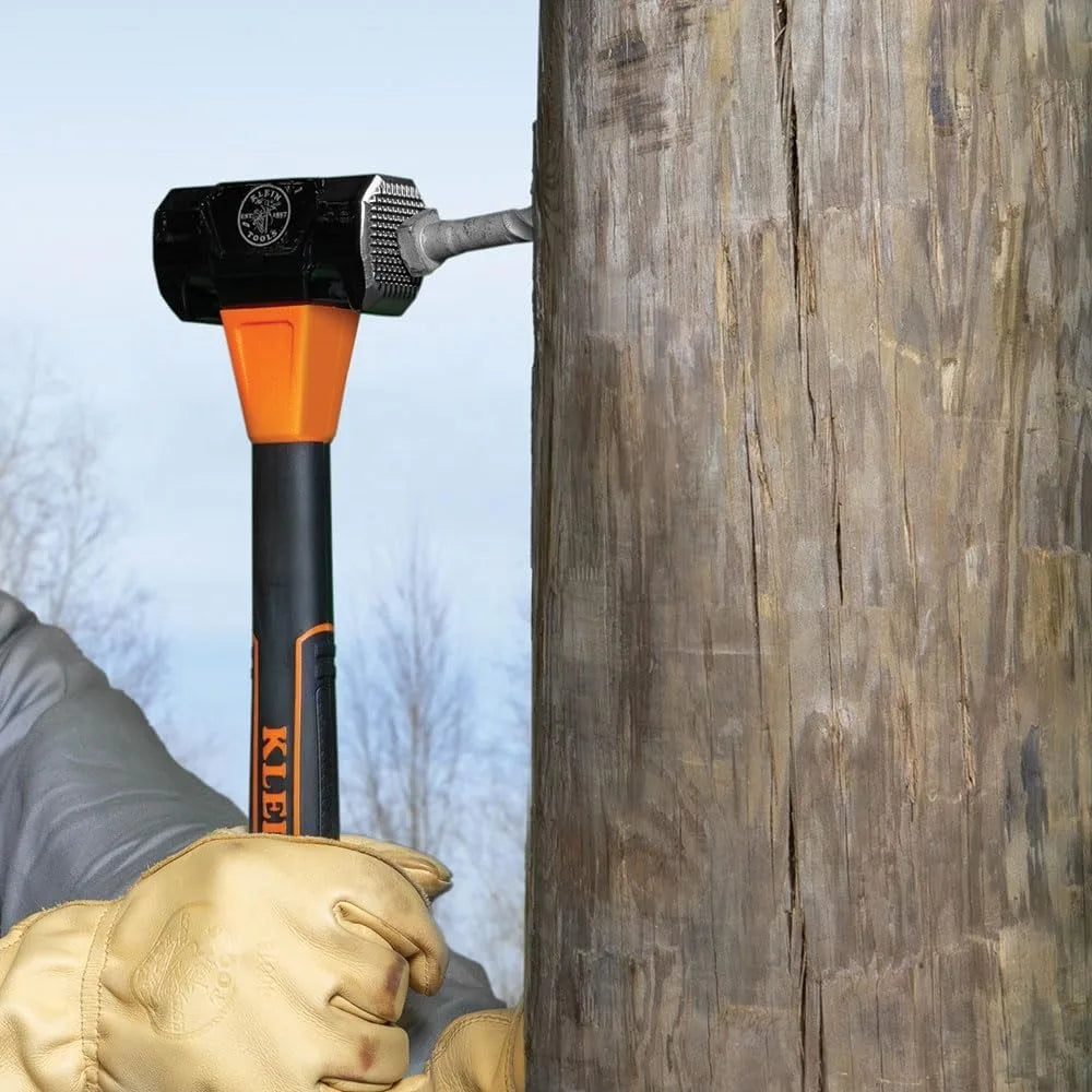 Milled-Face Hammer for Linemen, Durable Strike Tool