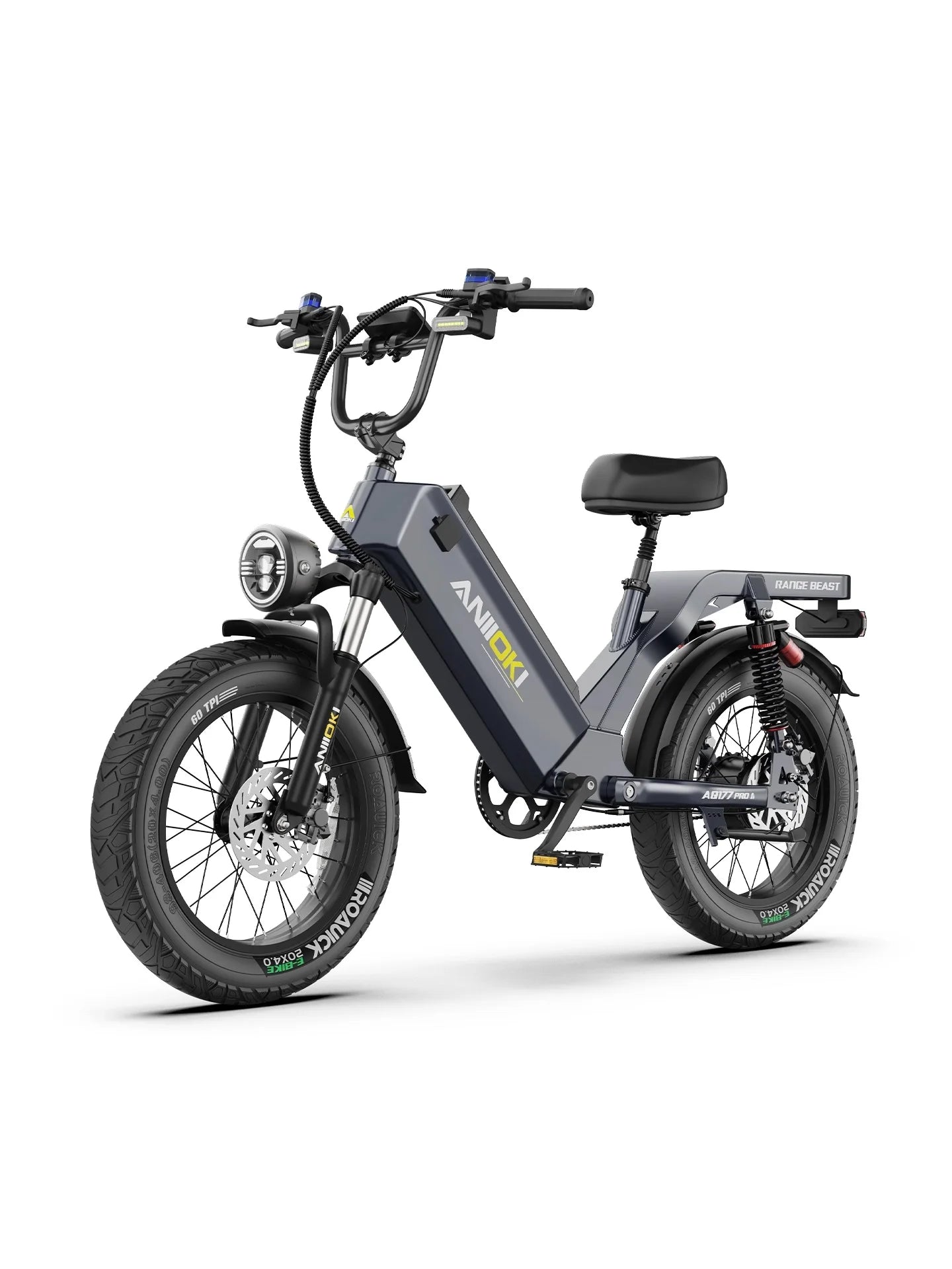 Aniioki E-Bike 2800 Dual Motor Electric Bike 52V 70AH AQ177 Pro Max Electric Bicycle Adult E-Bike