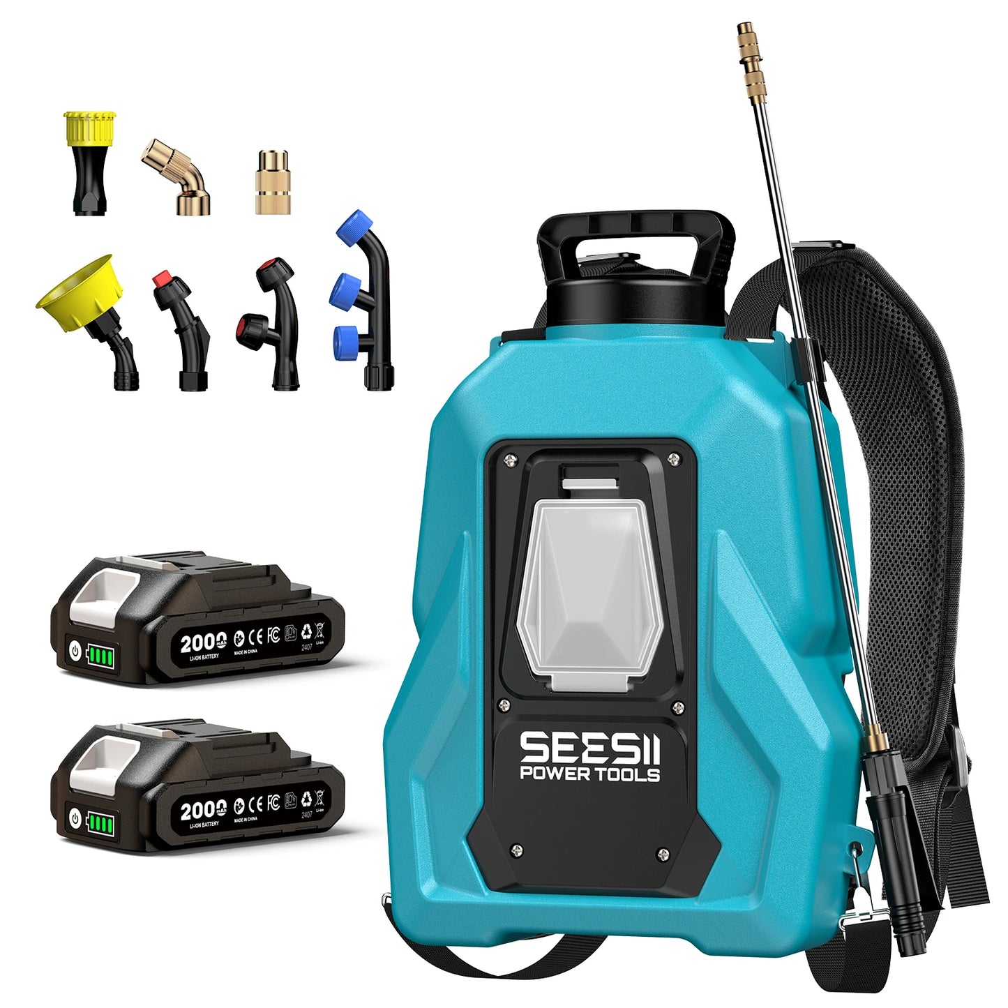 Seesii Electric Lithium Sprayer 100psi 20L High Capacity Yard Lawn Spraying Irrigation Power Tools For Makita 18V Battery Pin