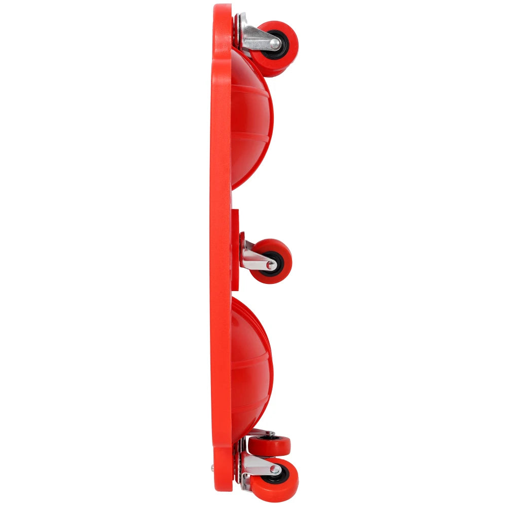 Rolling Knee Creeper Durable Knee Pads with 360 Degree Turn Casters and Tool Tray,for Garage Workshop Garden,Red