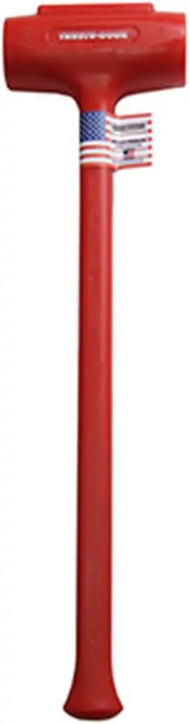 Red Polyurethane Dead Blow Hammer, 144 oz Heavy Duty Impact Tool