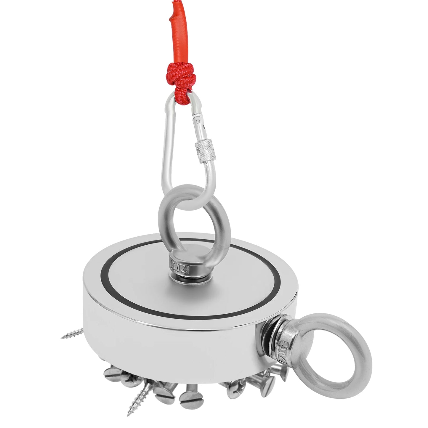 Fishing Magnet Kit, 2000lbs Heavy Duty Magnet Fishing Kit With 30m Rope&Gloves, Powerful Fishing Magnet Kit